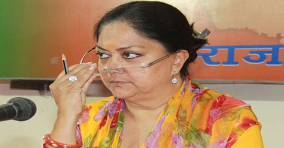 BJP dismisses Congress demand for Vasundhra Raje resignation