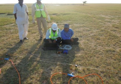 Hunt for ground water in Ramgarh with Airborne magnetic survey