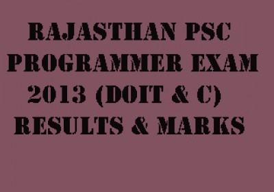 RPSC Programmer Exam 2013 (DoIT & C) Results