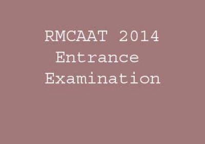 RMCAAT 2014 Entrance Examination