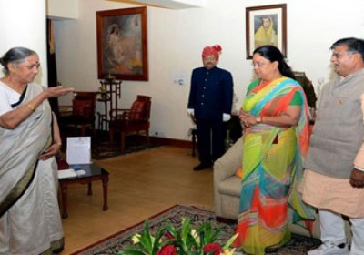 Vasundhara Raje to sworn as Rajasthan CM on Dec 13