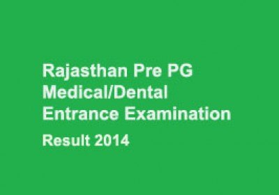 RUHS Pre PG Medical/Dental Entrance Exam 2014 Result announce